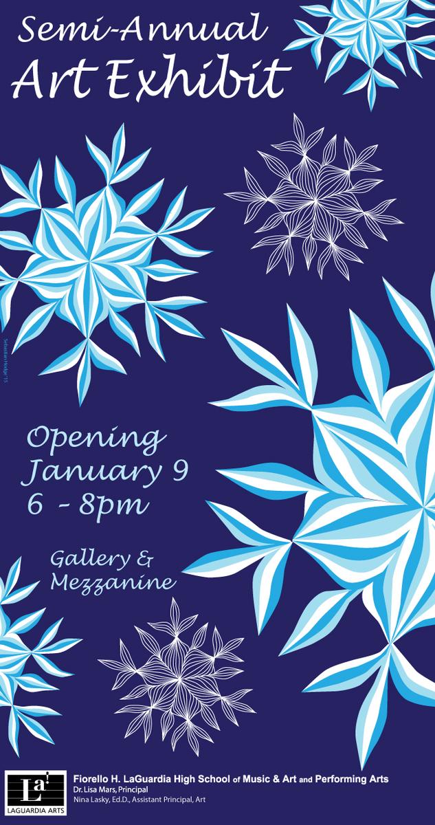 A poster for an art show and concert