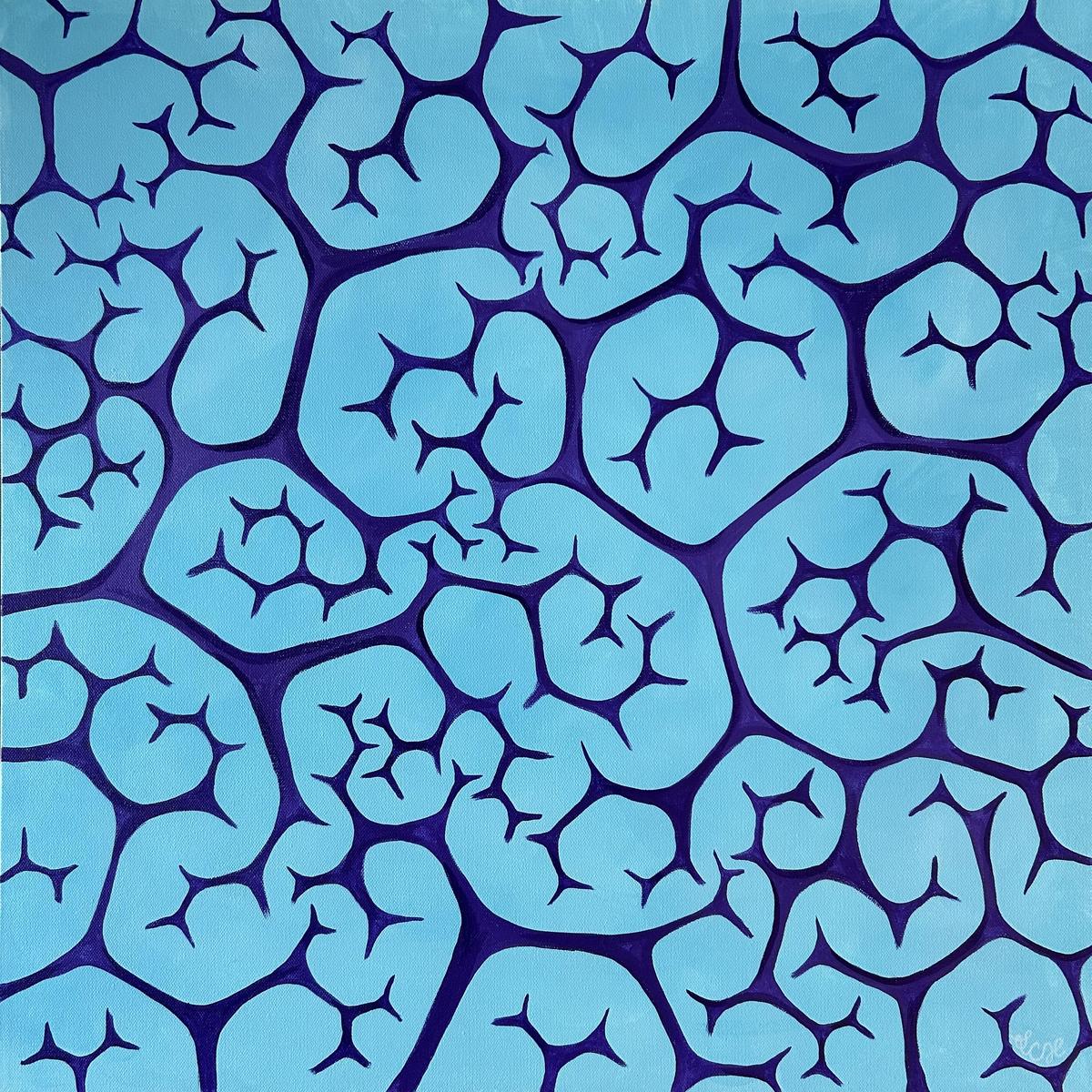 An abstract painting, by Sebastian