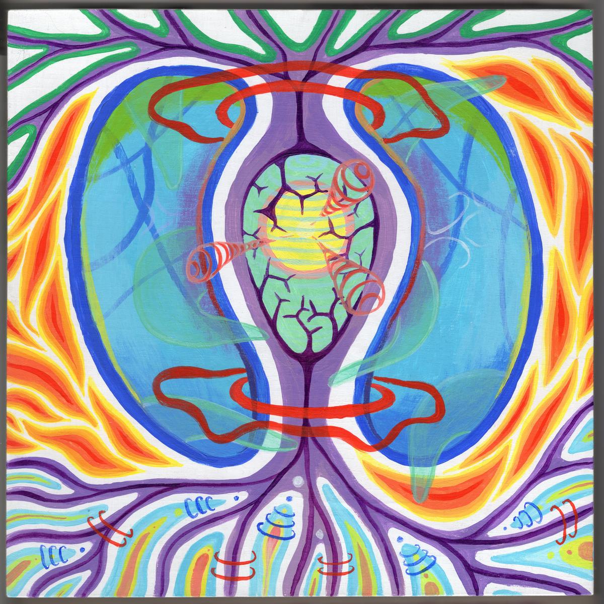 An abstract painting, by Sebastian